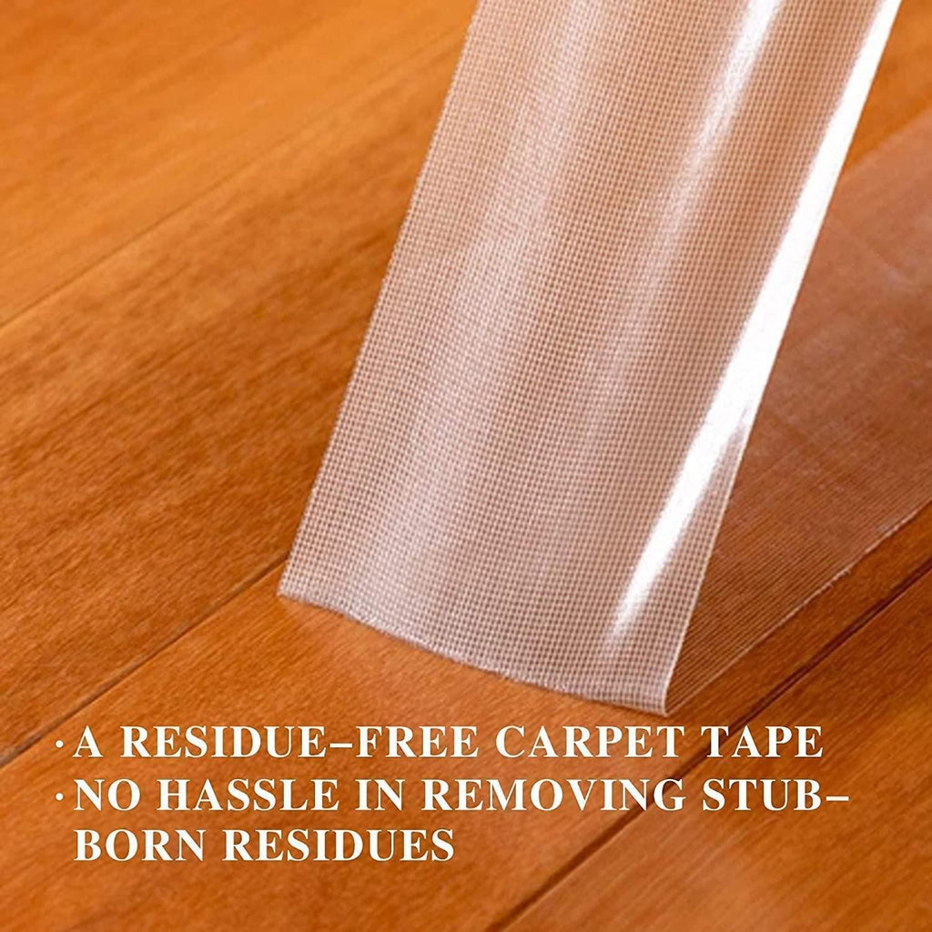 Double Sided Carpet Tape | Heavy Duty, Strong, Non-Slip, Removable