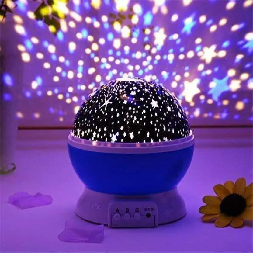 Star Moon Night Light | USB Rechargeable Night Lamp for Kids & Bedroom