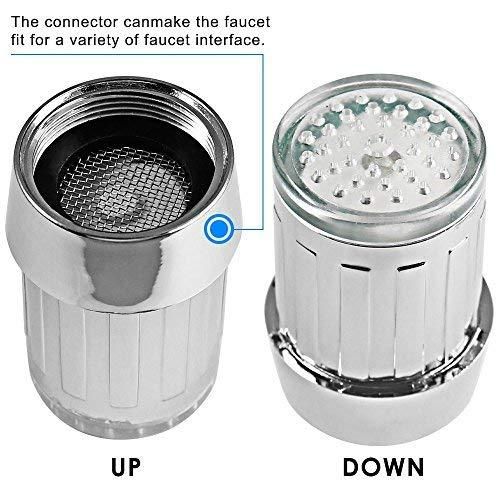 Color LED Water Faucet Tap with Temperature Sensor | No Battery Required