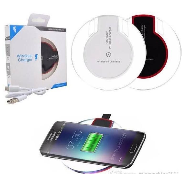 Standard Ultra-Slim Wireless Charging Pad | Fast, Portable & Qi-Enabled