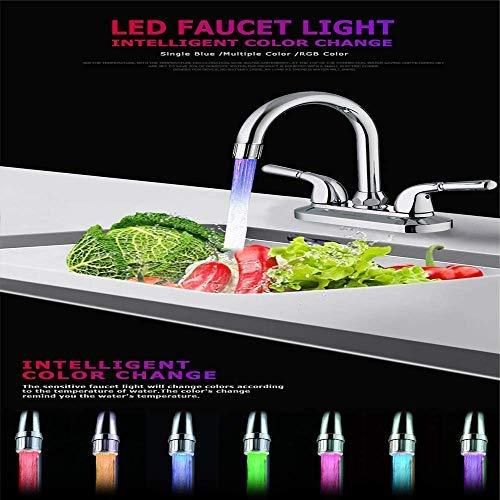 Color LED Water Faucet Tap with Temperature Sensor | No Battery Required