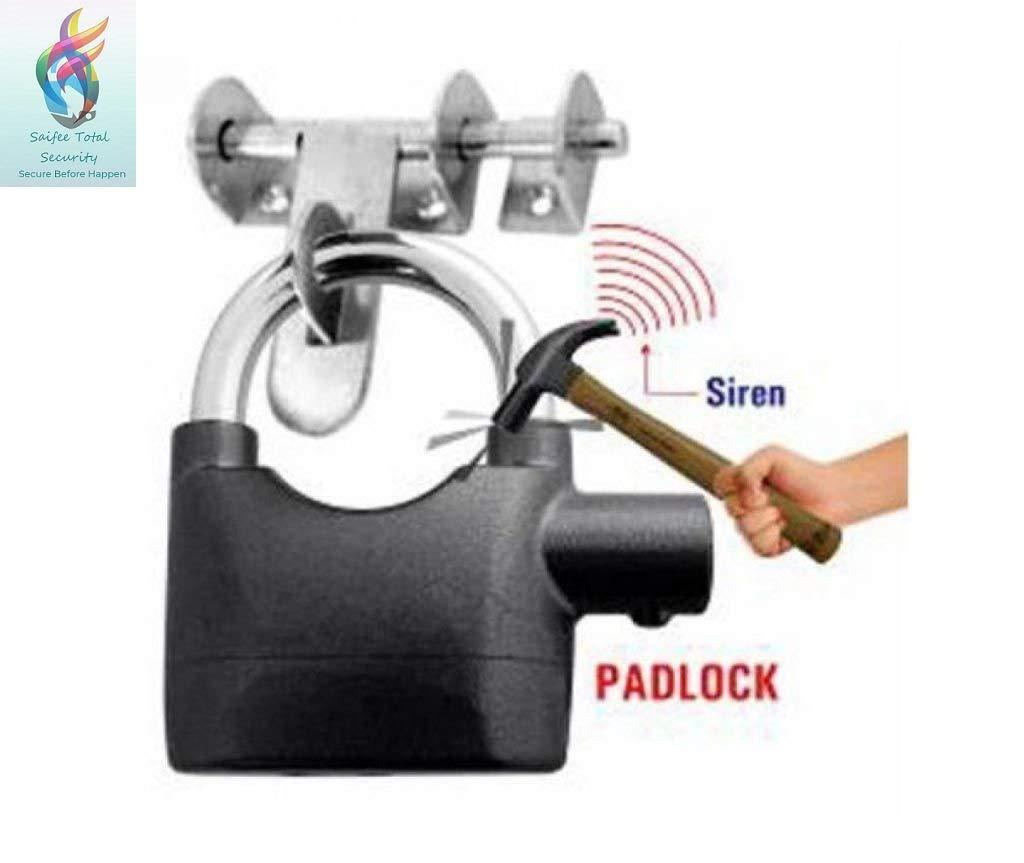 Motion Sensor Security Padlock Siren Alarm Lock | 110 dB Anti-Theft Heavy Duty Lock