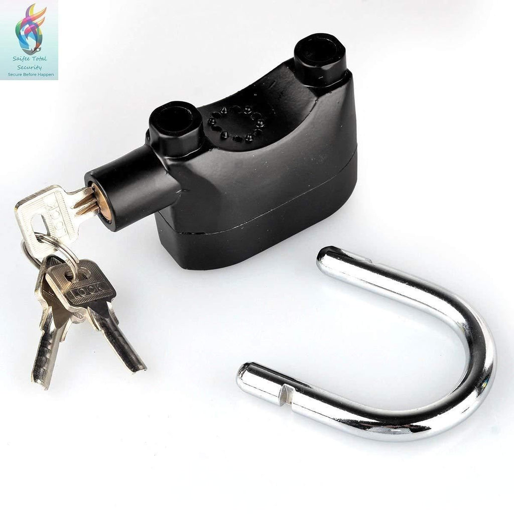 Motion Sensor Security Padlock Siren Alarm Lock | 110 dB Anti-Theft Heavy Duty Lock